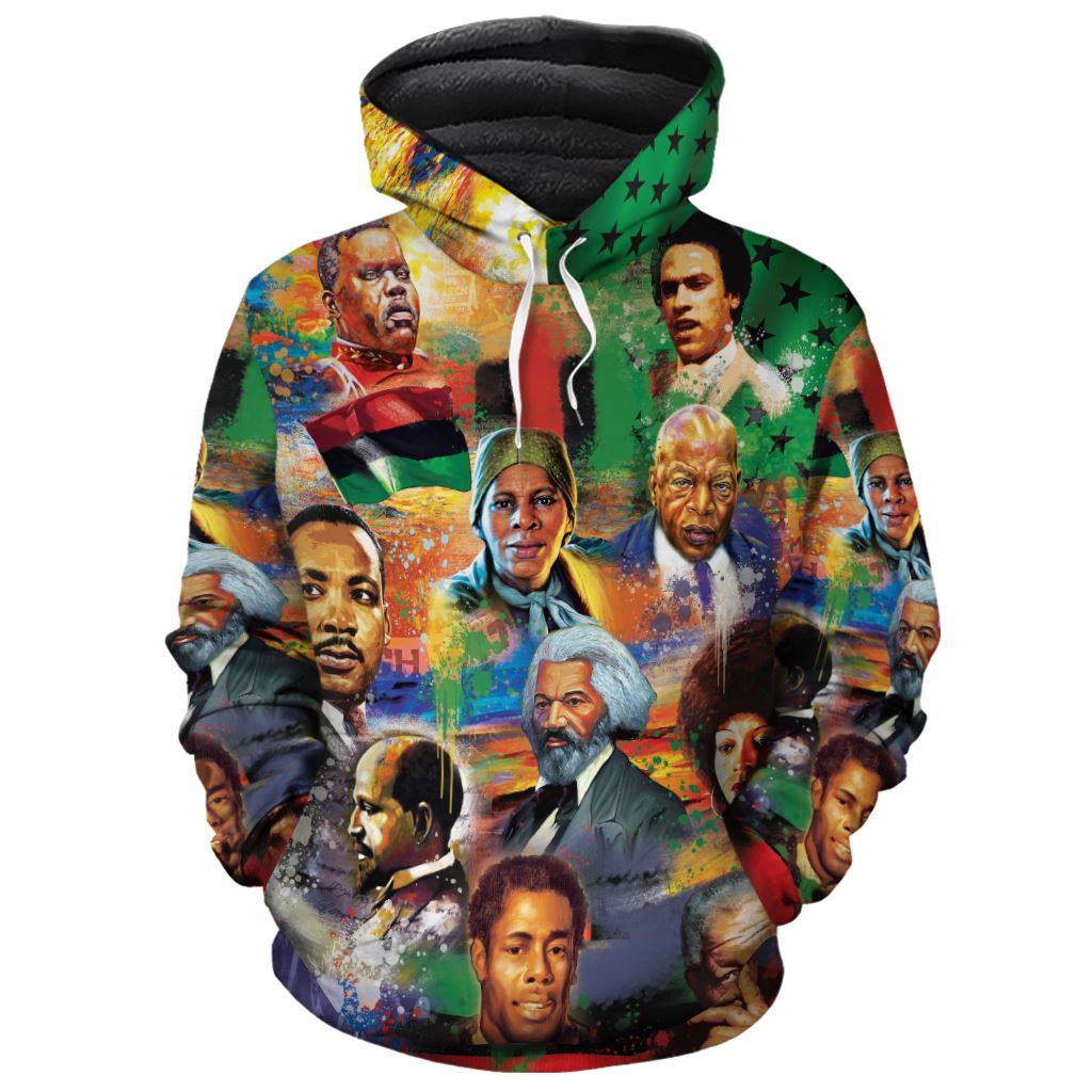 Civil Rights Moments Premium Hoodie Fleece Hoodie Zootop Bear Pullover S 