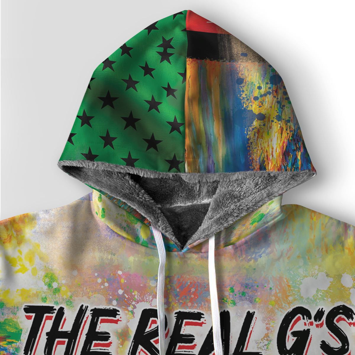 The Real G's Premium Hoodie Fleece Hoodie Zootop Bear 