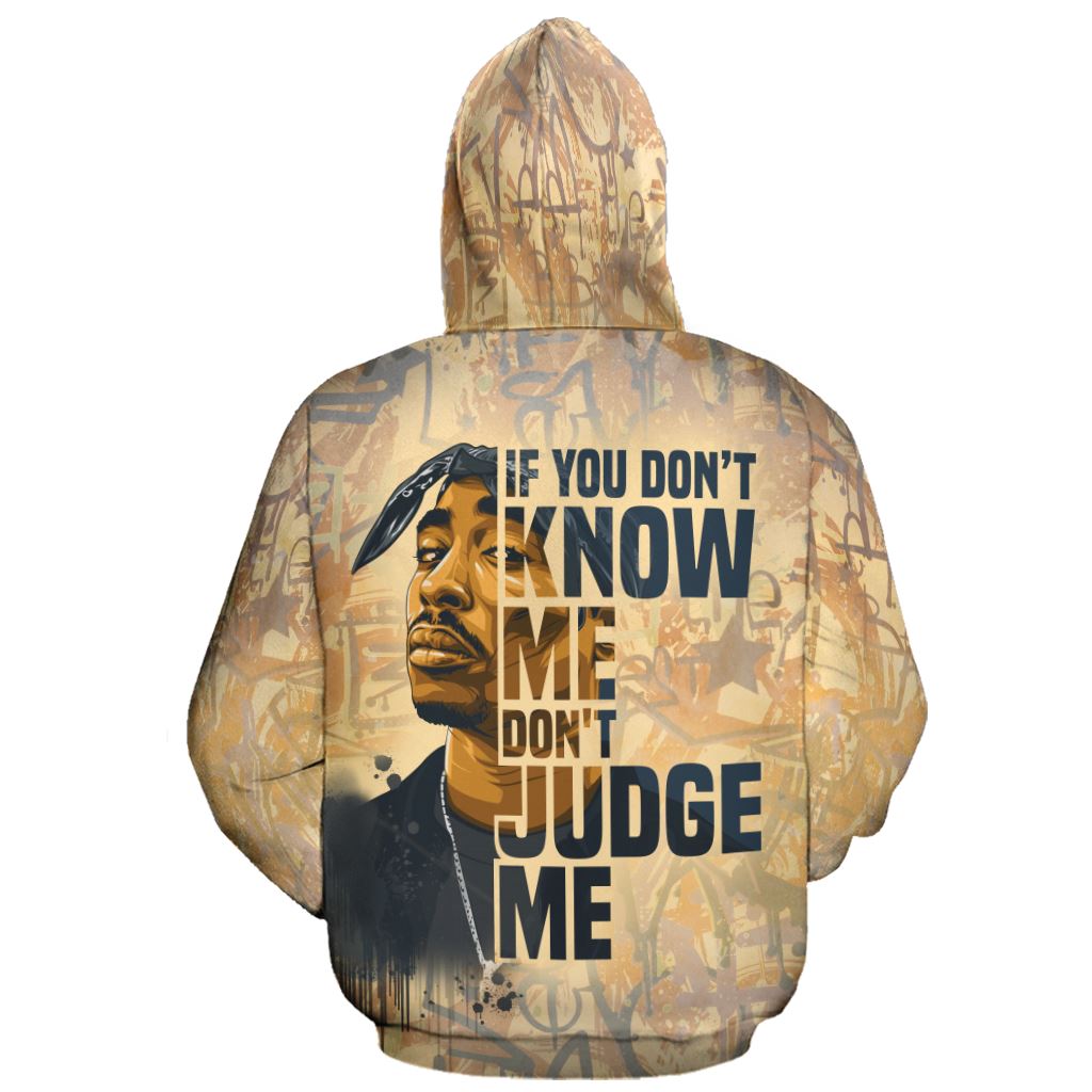 Tupac Shakur Premium Hoodie Fleece Hoodie Zootop Bear 