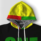 Reggae One Love Premium Hoodie Fleece Hoodie Zootop Bear 