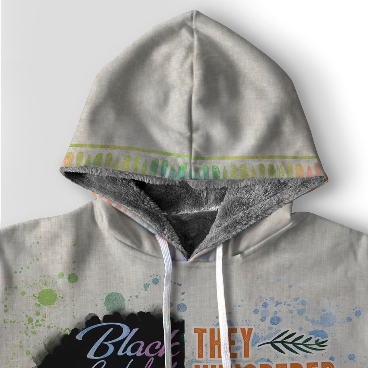 Black Girl I Am The Storm Premium Hoodie Fleece Hoodie Zootop Bear 
