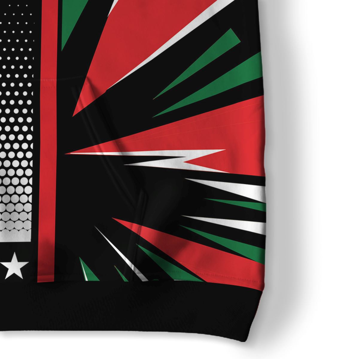 Power Fist And Patterns In Pan African Colors Premium Hoodie Fleece Hoodie Zootop Bear 