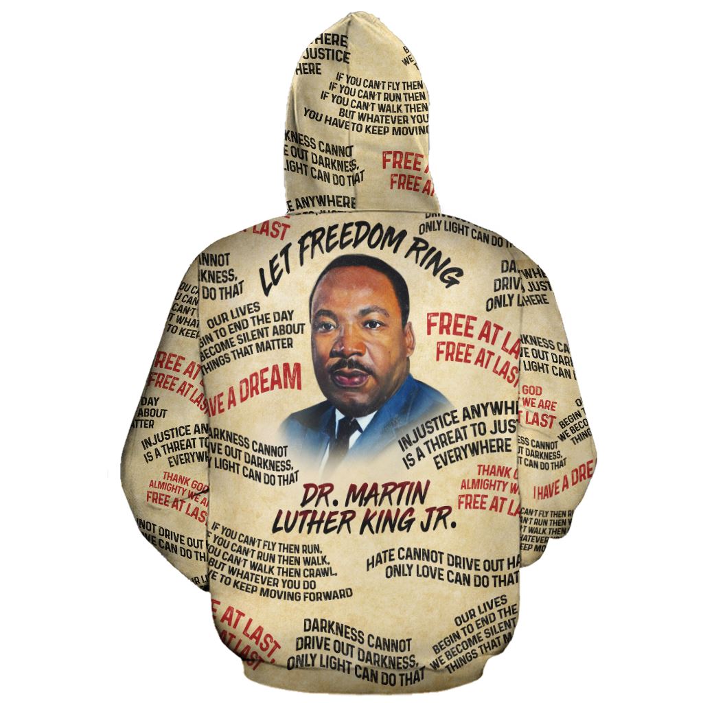 Martin Luther King The Leader 2 Premium Hoodie Fleece Hoodie Zootop Bear 