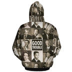 Good Trouble Premium Hoodie Fleece Hoodie Zootop Bear 
