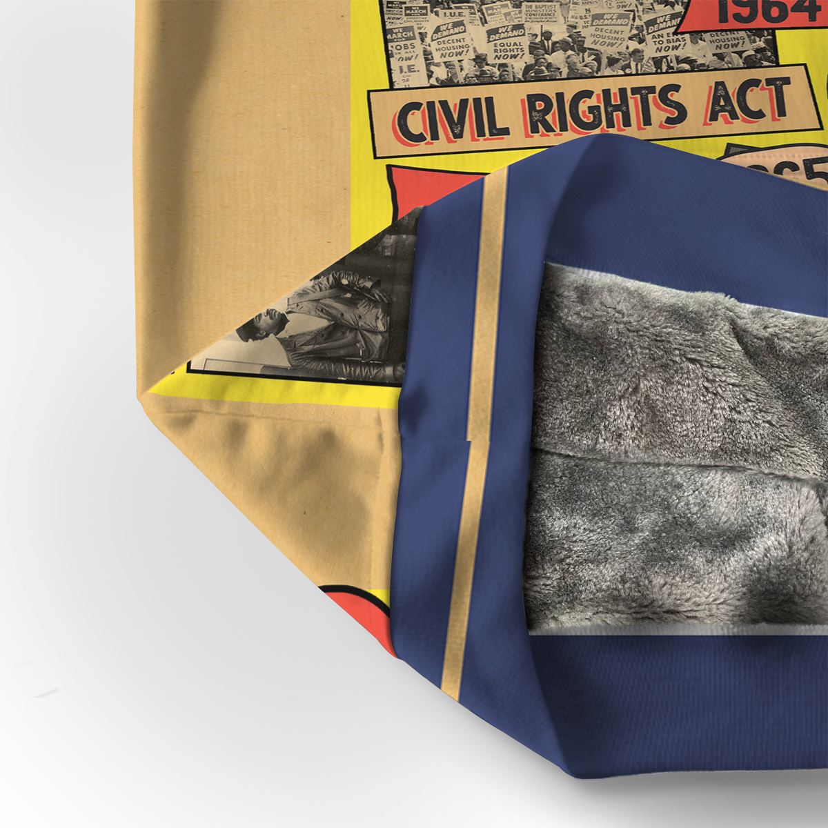 Civil Rights Events in 50s Style Premium Hoodie Fleece Hoodie Zootop Bear 