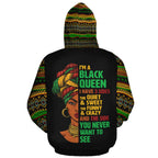 Three Sides Of Me Premium Hoodie Fleece Hoodie Zootop Bear 
