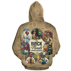 The Black Minds Behind Progress Premium Hoodie Fleece Hoodie Zootop Bear 