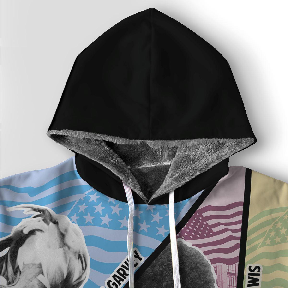 Civil Rights Icons Premium Hoodie Fleece Hoodie Zootop Bear 