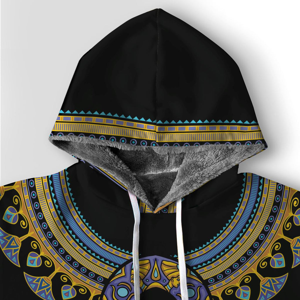 Egyptian Ankh Ft Eye Of Ra Premium Hoodie Fleece Hoodie Zootop Bear 