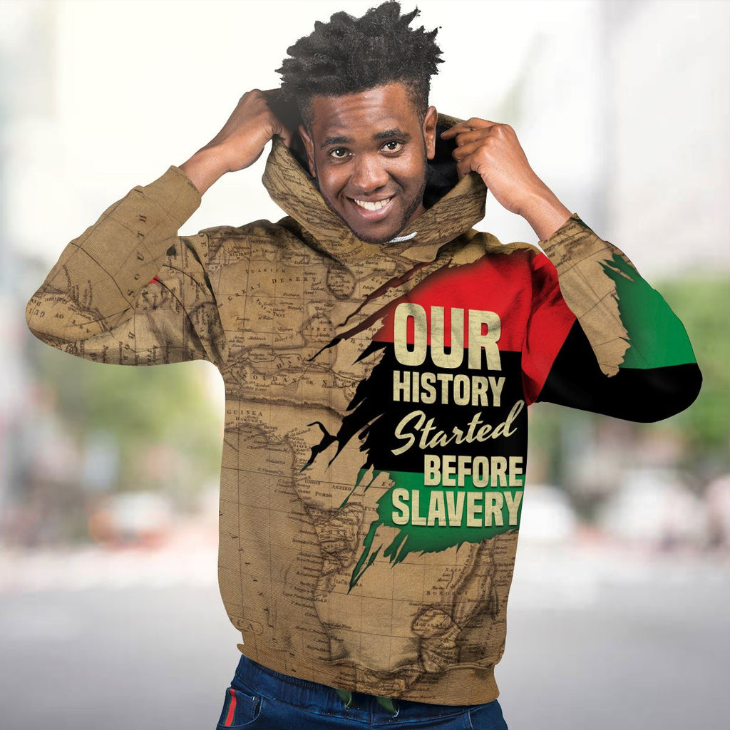 Power African Premium Hoodie Fleece Hoodie Zootop Bear 