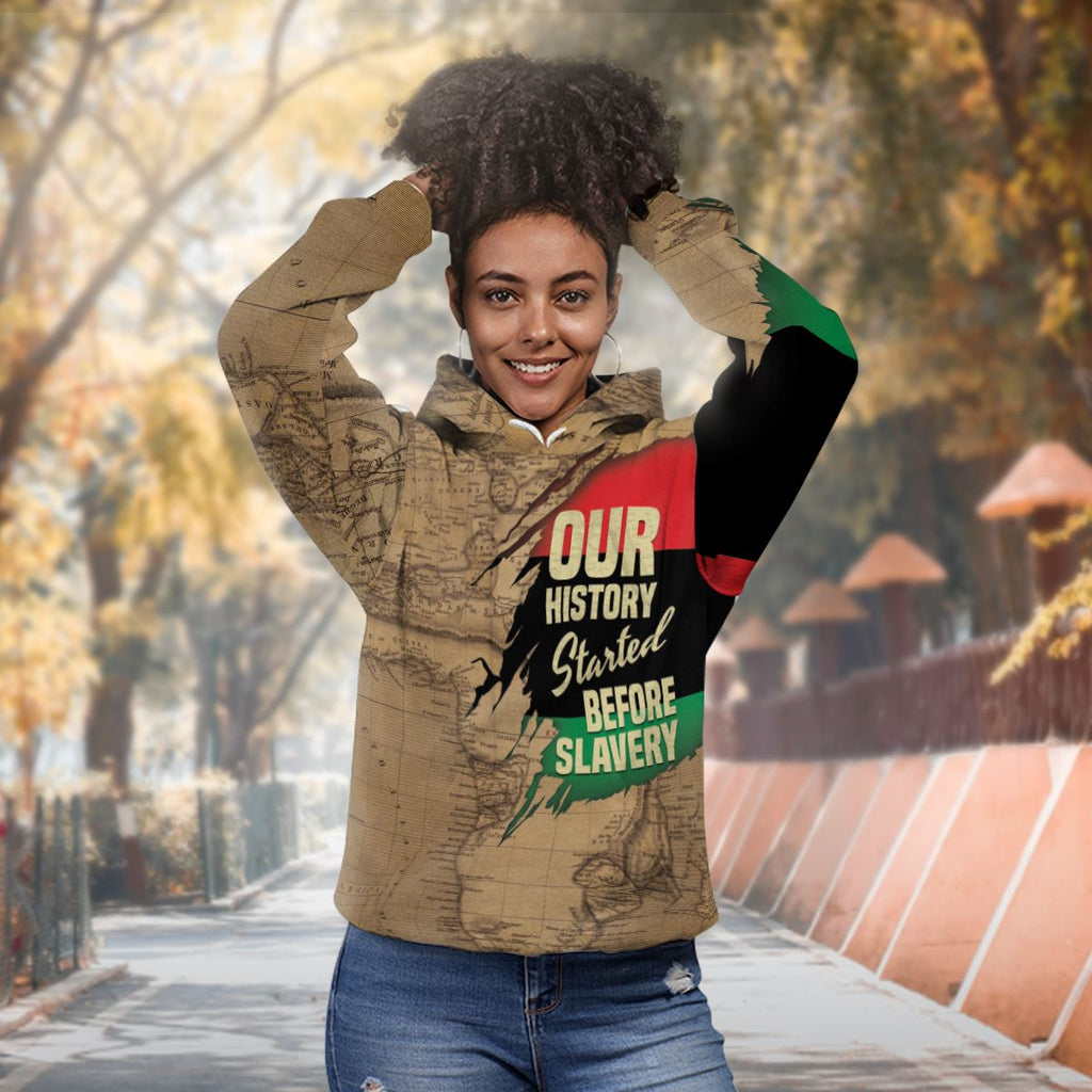 Power African Premium Hoodie Fleece Hoodie Zootop Bear 