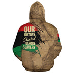 Power African Premium Hoodie Fleece Hoodie Zootop Bear 