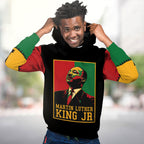 Martin Luther King Jr Retro Premium Hoodie Fleece Hoodie Zootop Bear 