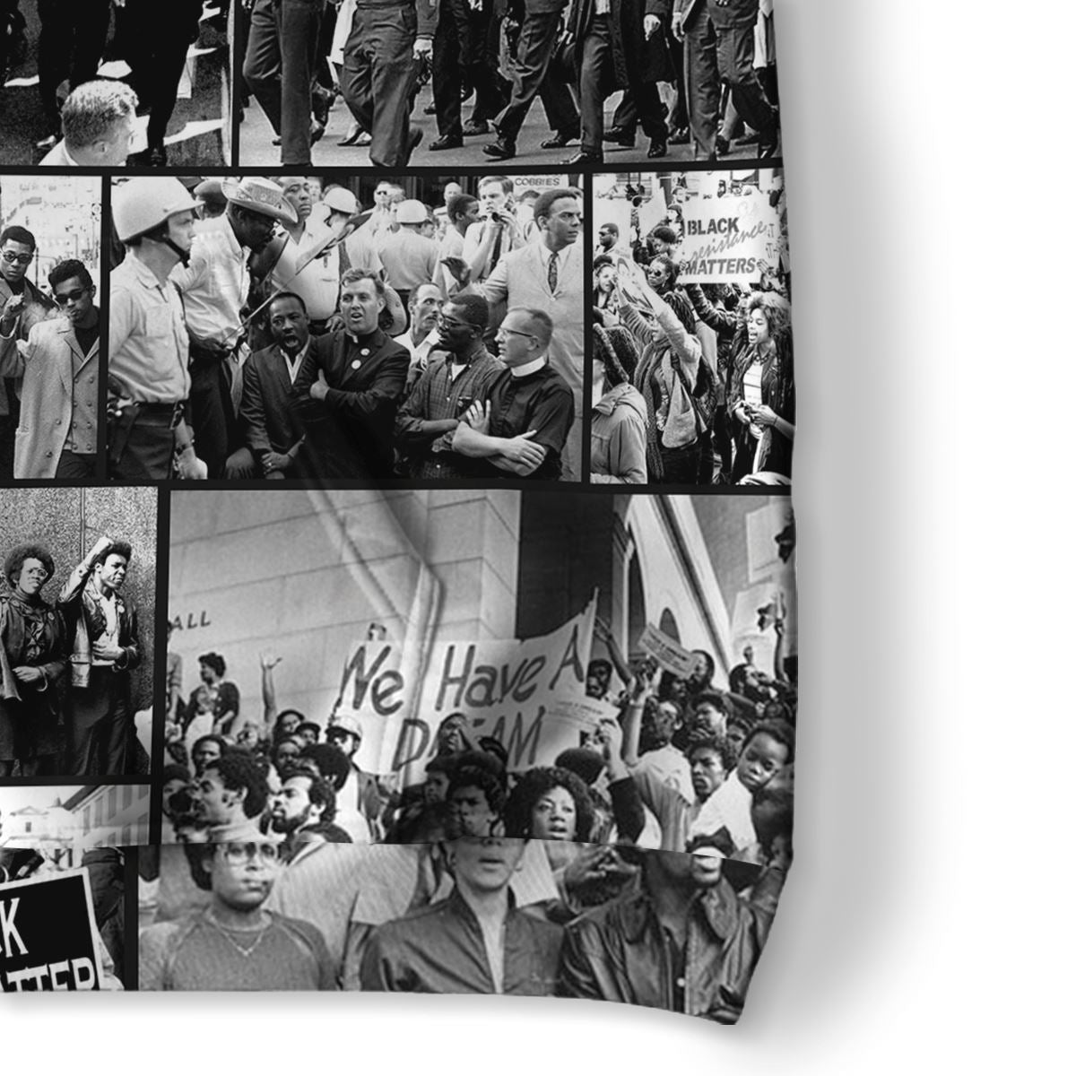 Black Power Images 2 Premium Hoodie Fleece Hoodie Zootop Bear 