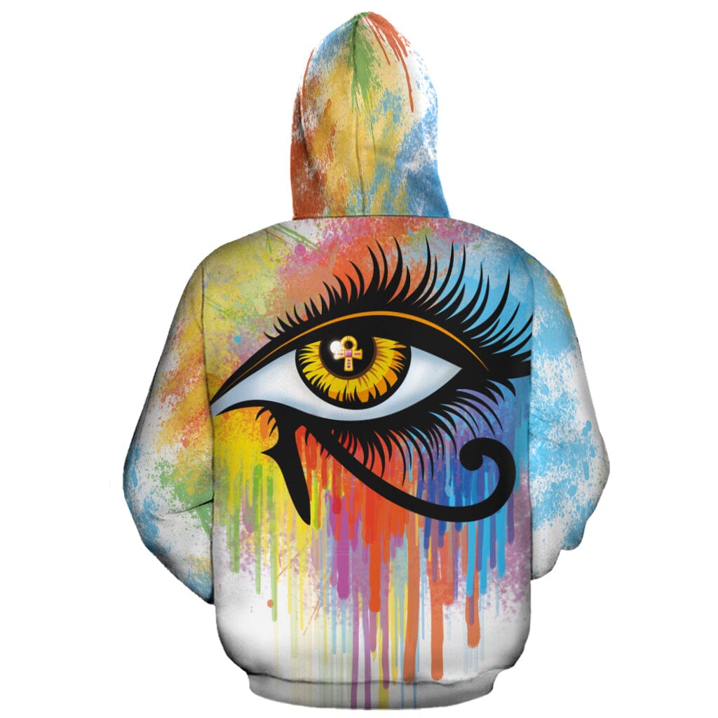 Egyptian Eye Of Ra Premium Hoodie Fleece Hoodie Zootop Bear 