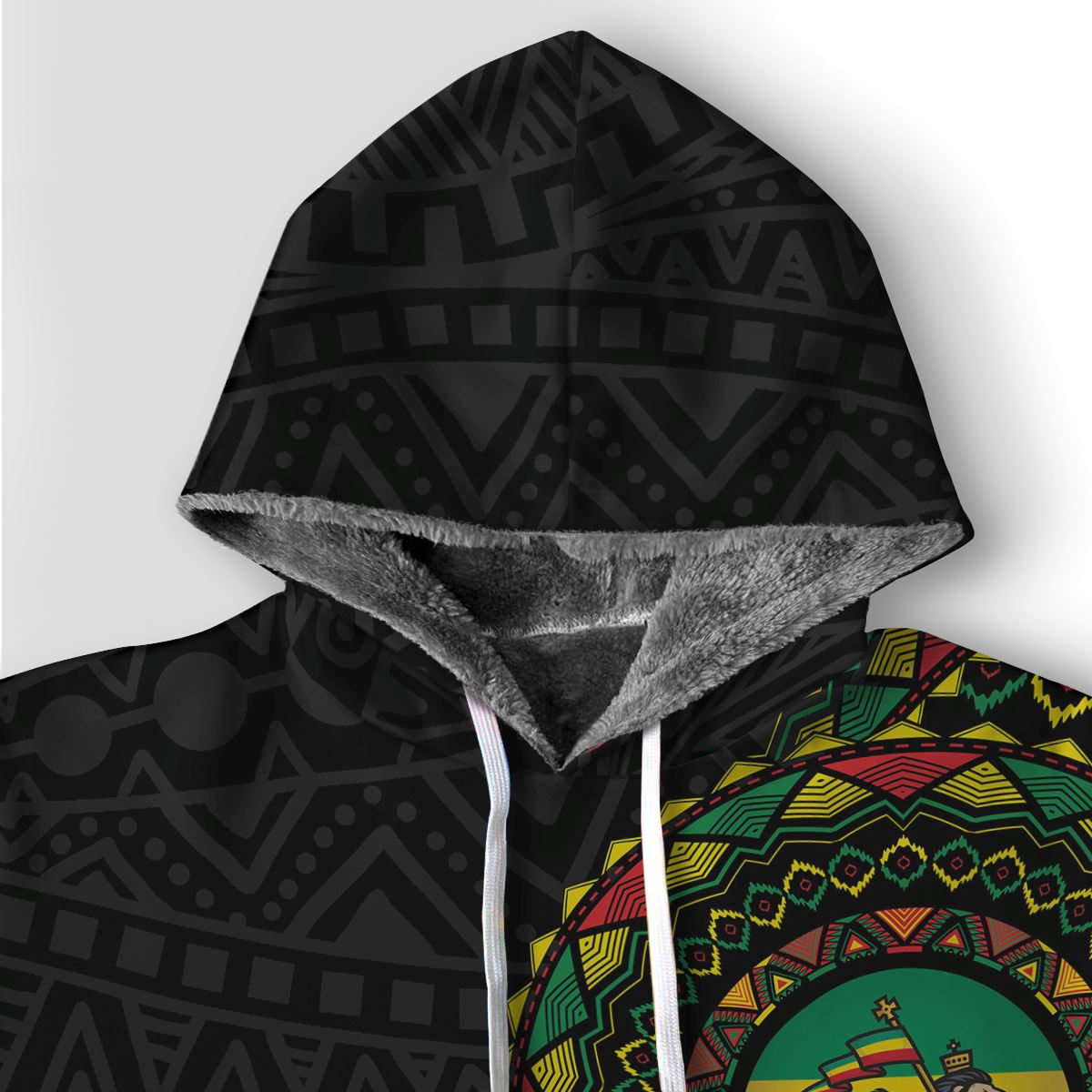 Ethiopia Flag Premium Hoodie Fleece Hoodie Zootop Bear 