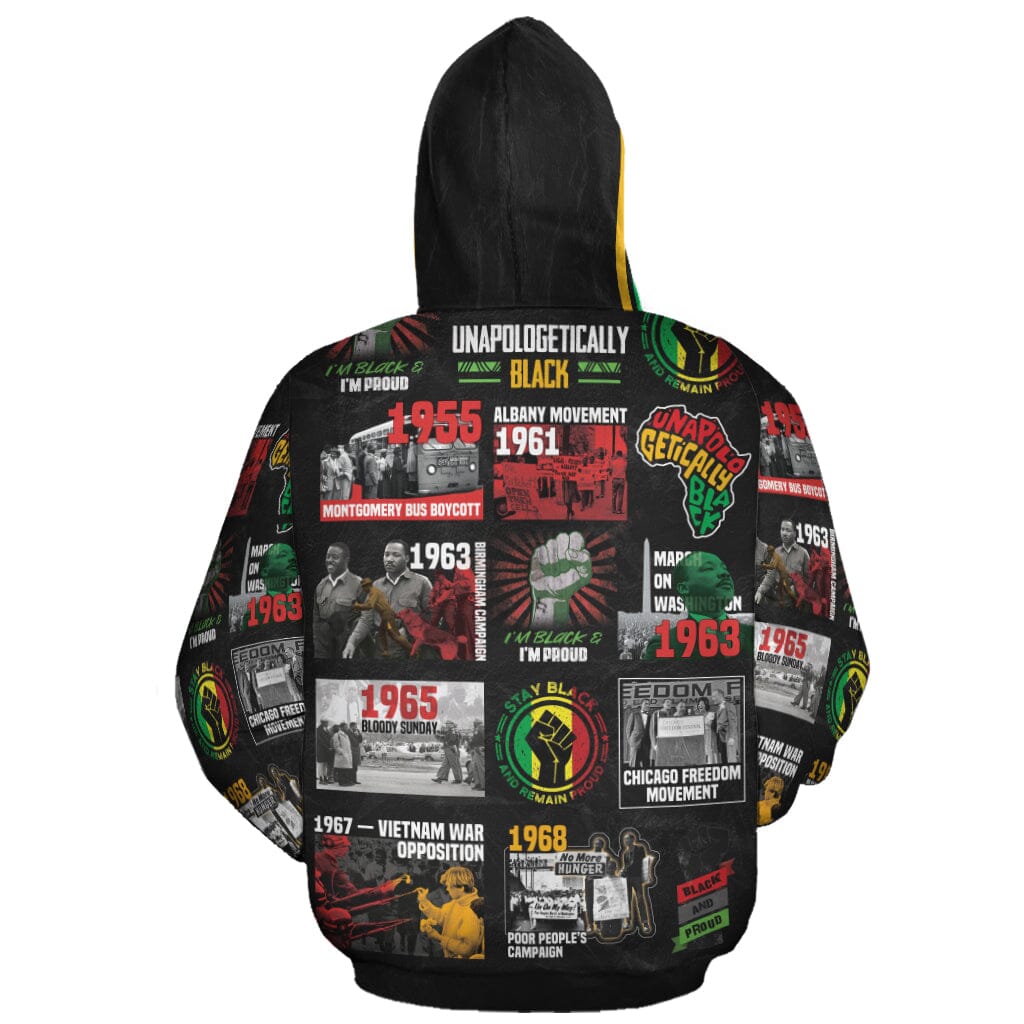 Civil Rights Movement Poster Art Premium Hoodie Fleece Hoodie Zootop Bear 