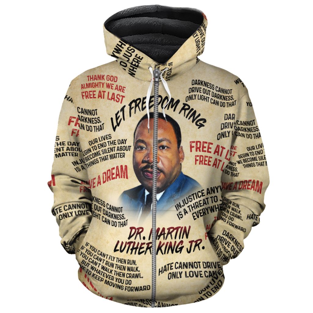 Martin Luther King The Leader 2 Premium Hoodie Fleece Hoodie Zootop Bear 