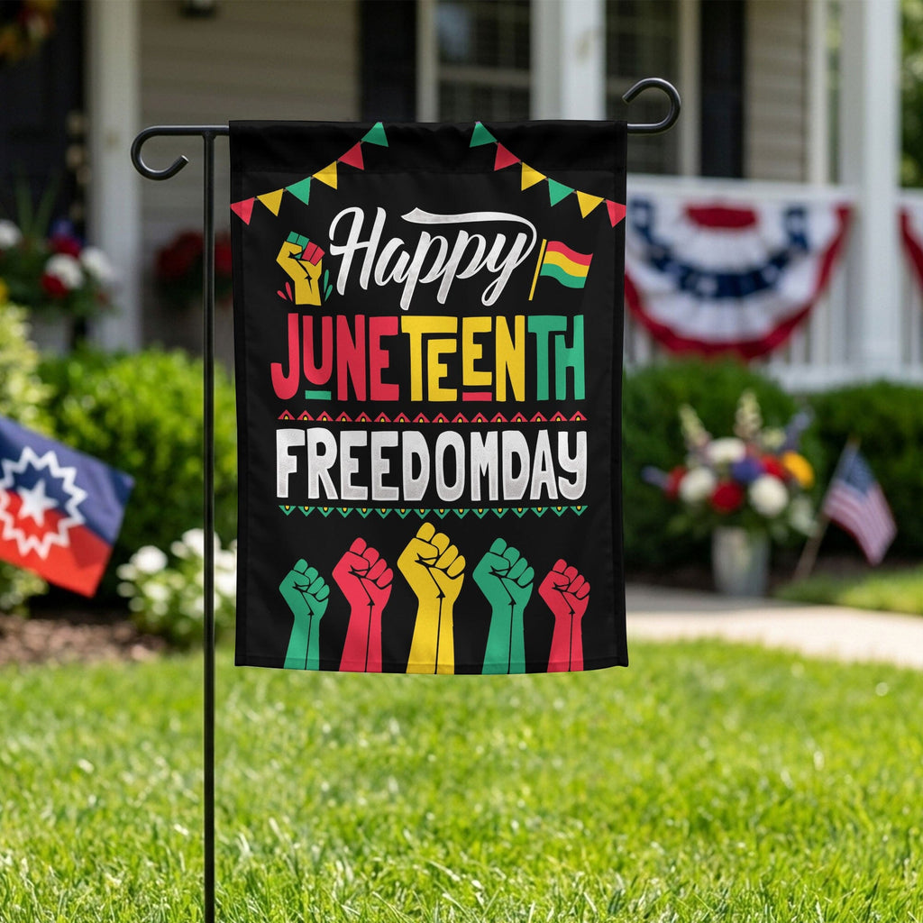 Happy Juneteenth Day Garden Flag Garden Flag Tianci 