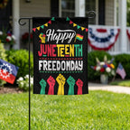 Happy Juneteenth Day Garden Flag Garden Flag Tianci 