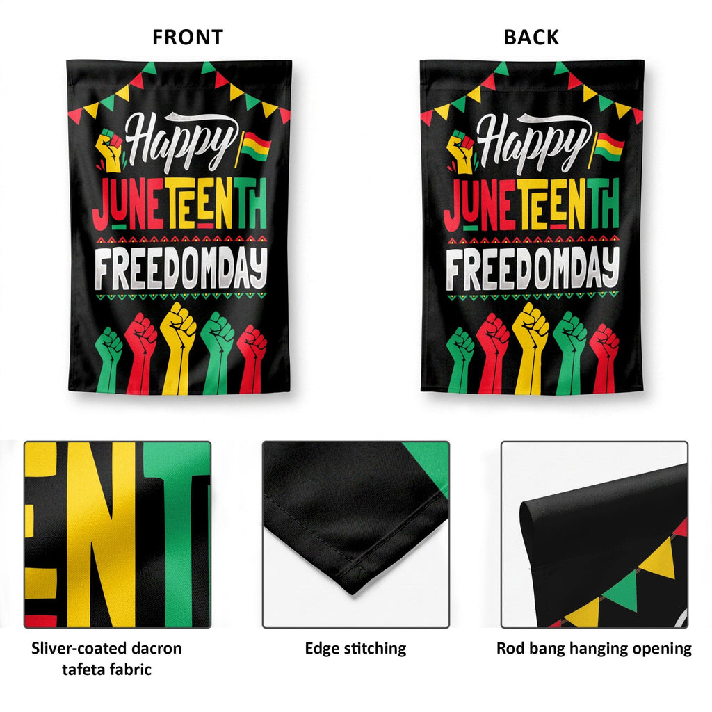 Happy Juneteenth Day Garden Flag Garden Flag Tianci 