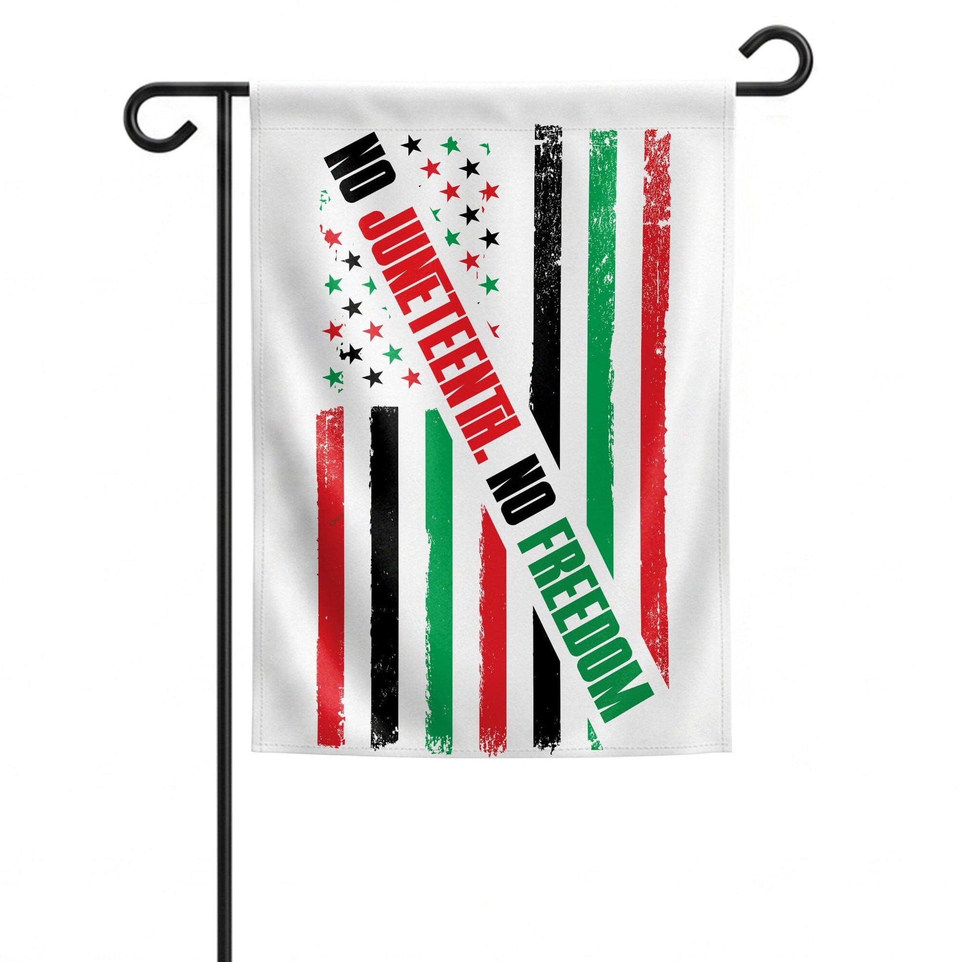 No Juneteenth No Freedom Garden Flag Garden Flag Tianci 