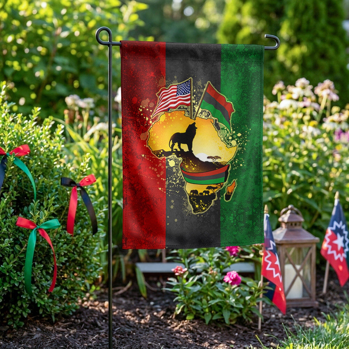 2 Flags Garden Flag Garden Flag Tianci 