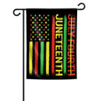 Not July Fourth - Juneteenth Garden Flag Garden Flag Tianci 