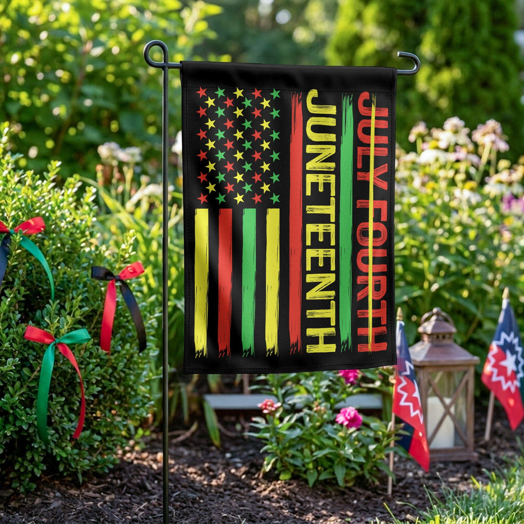 Not July Fourth - Juneteenth Garden Flag Garden Flag Tianci 