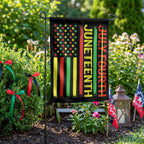 Not July Fourth - Juneteenth Garden Flag Garden Flag Tianci 