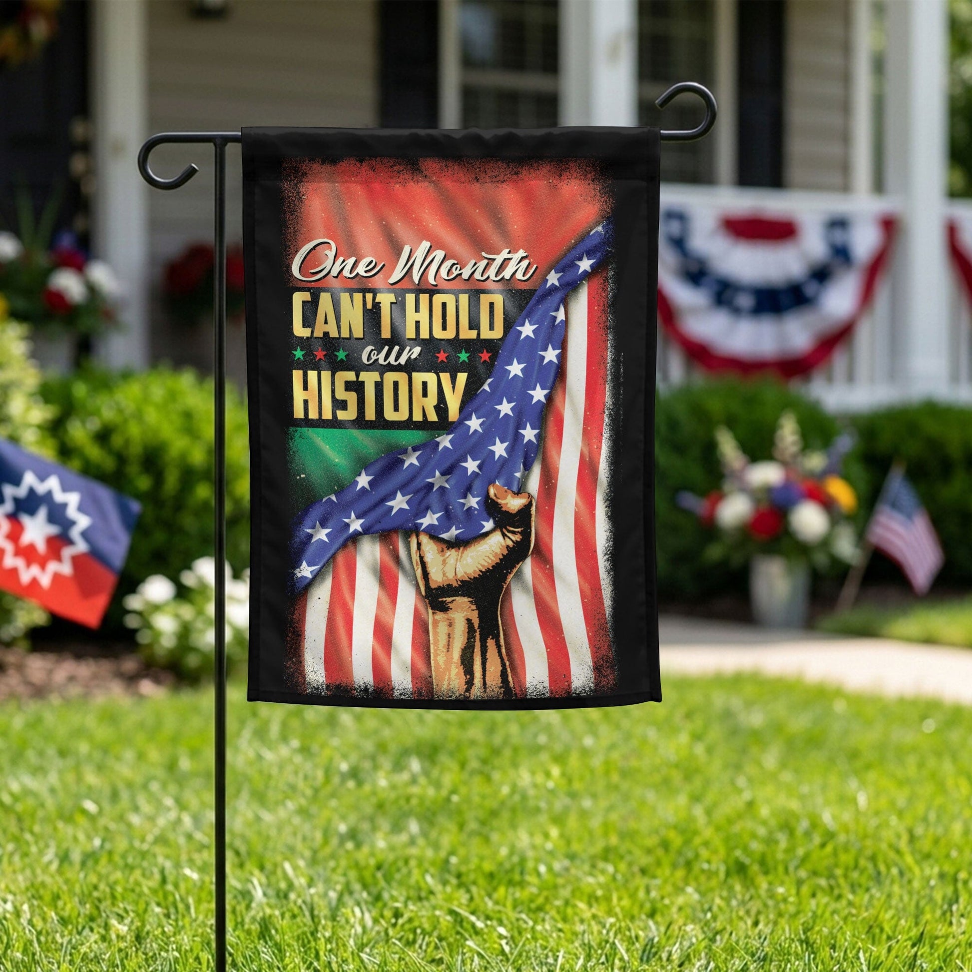 One Month Can't Hold Our History Garden Flag Garden Flag Tianci 11.8" X 17.7" (30x45CM) 