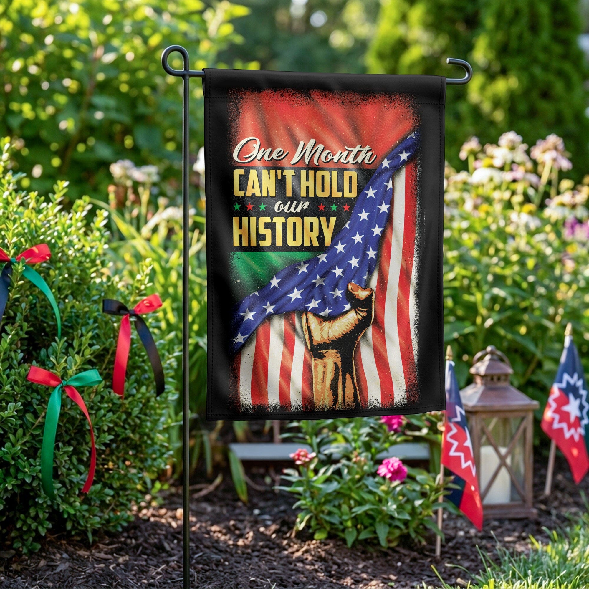 One Month Can't Hold Our History Garden Flag Garden Flag Tianci 