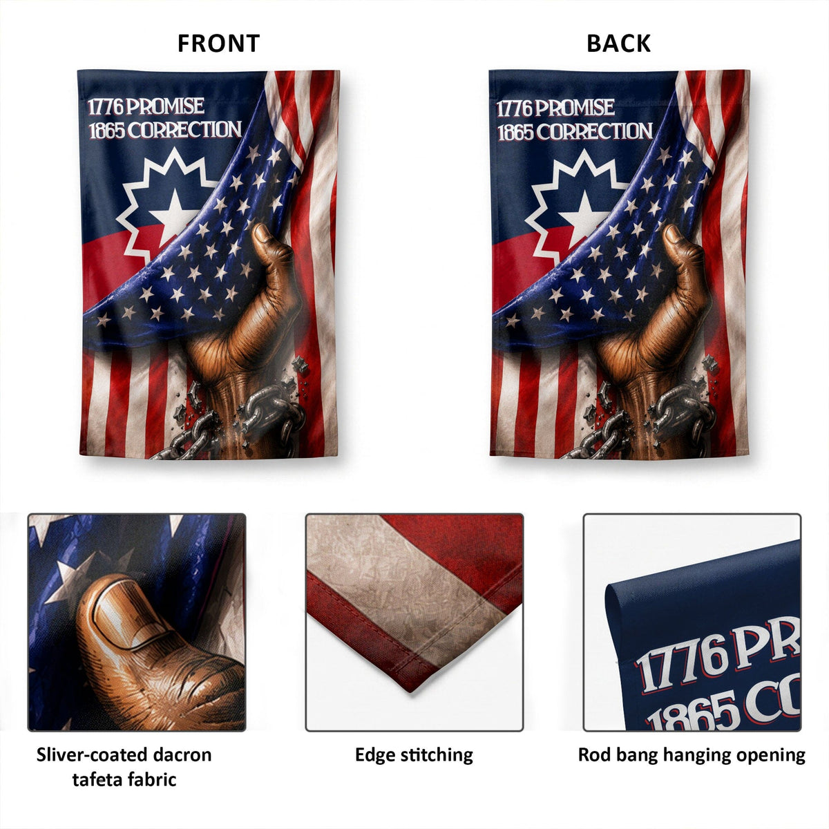 1776 Promise 1865 Correction Garden Flag Garden Flag Tianci 