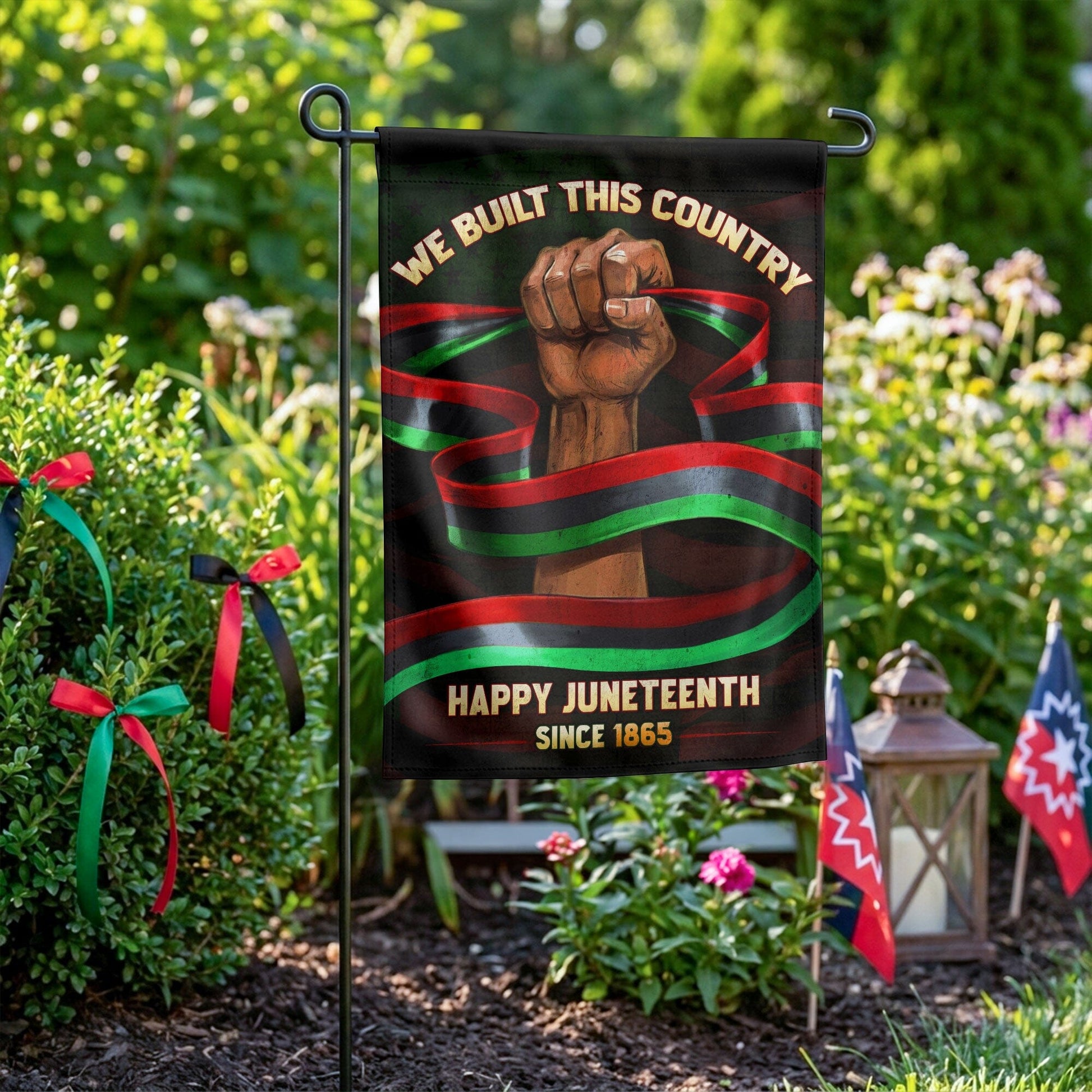 We Built This Country Garden Flag Garden Flag Tianci 