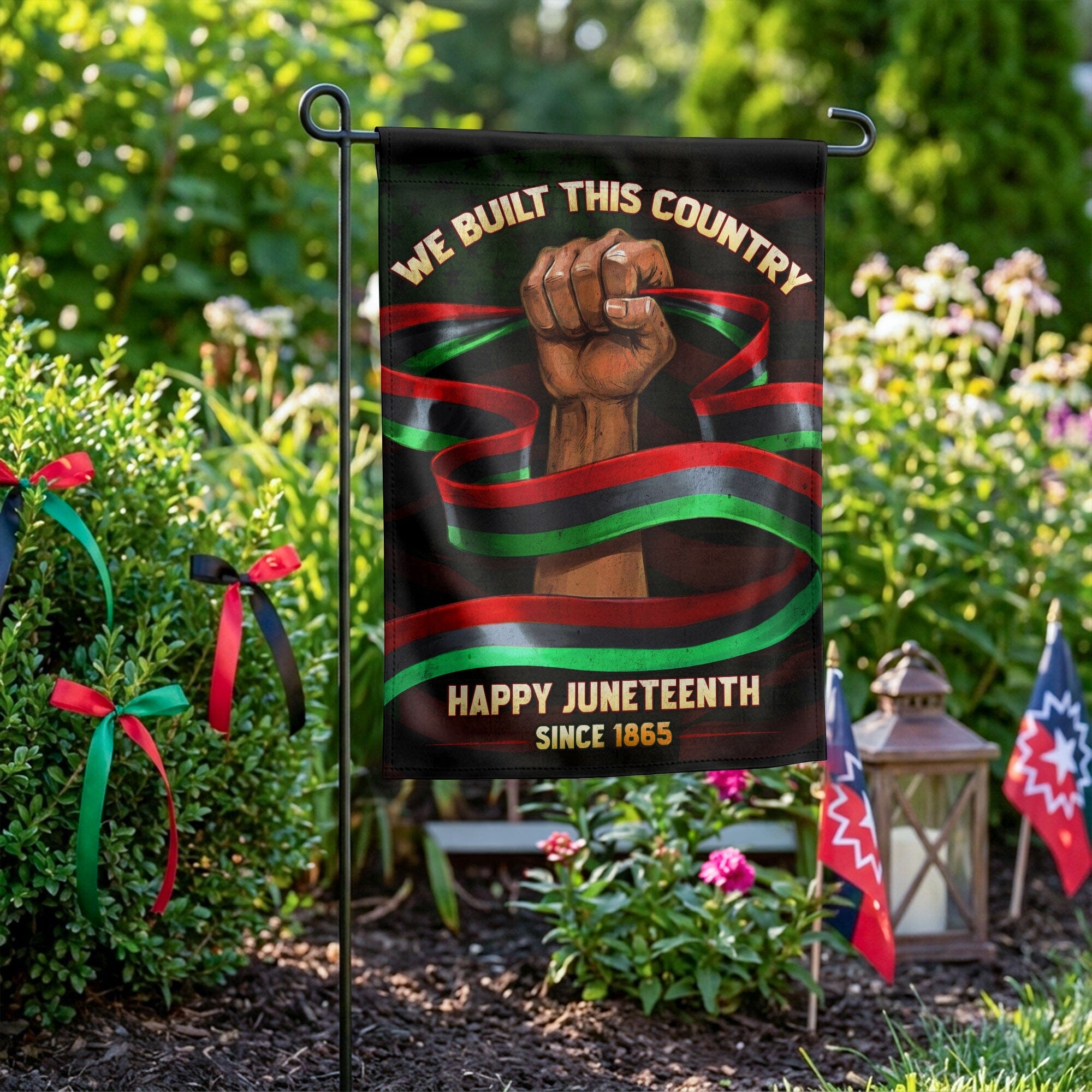 We Built This Country Garden Flag Garden Flag Tianci 
