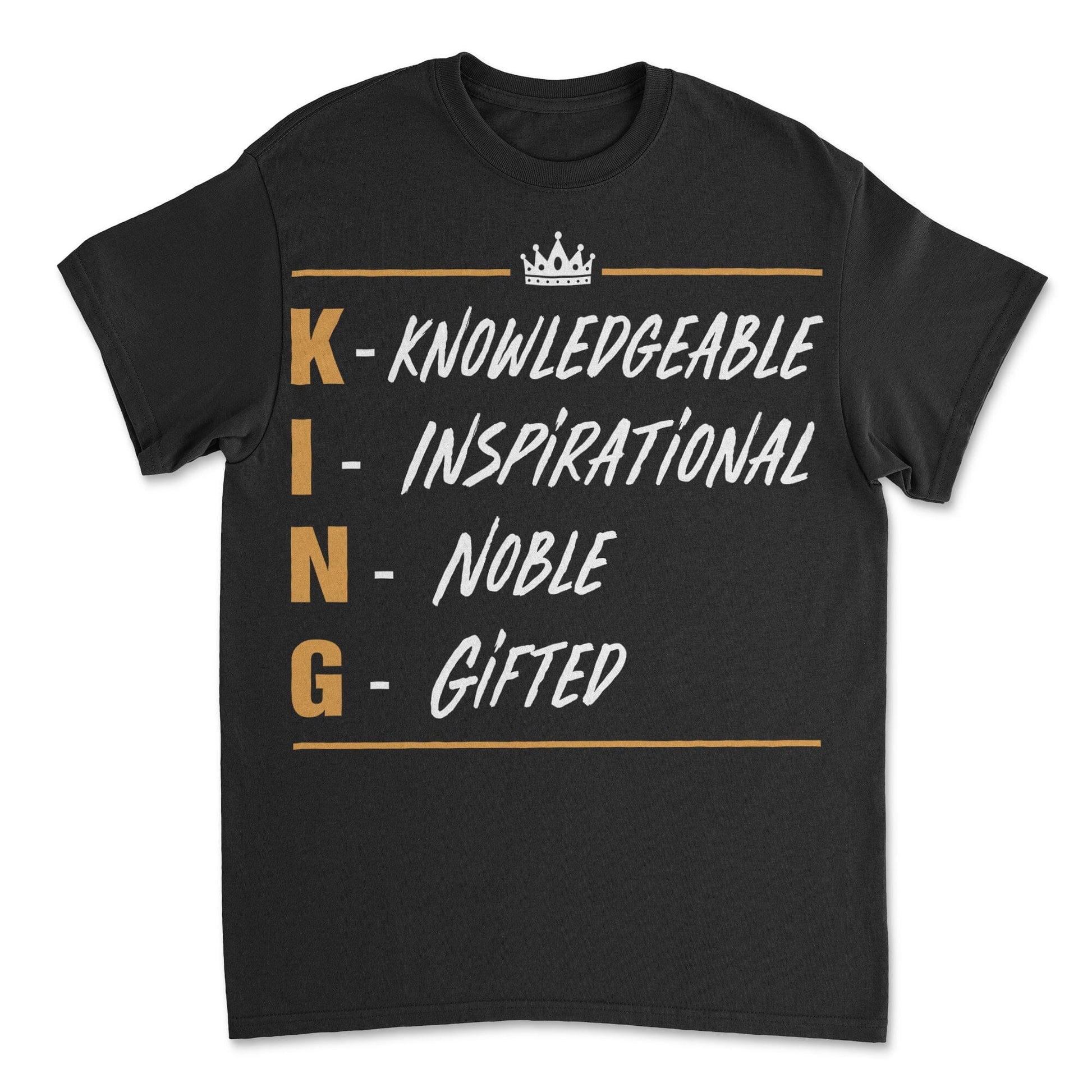 King T-shirt Apparel Gearment Budget-friendly - Sturdy & Reliable Black S