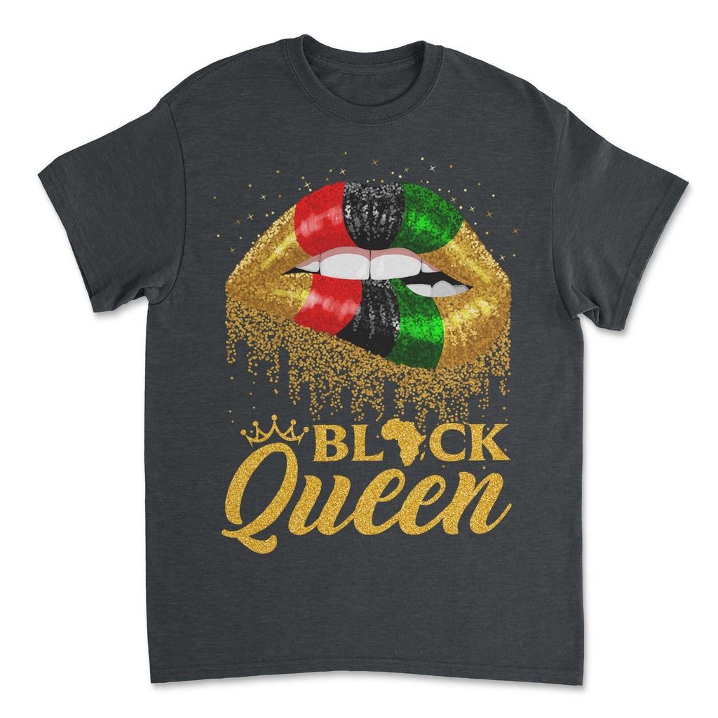Black Queen Sexy Lips T-shirt Apparel Gearment 