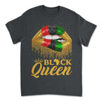 Black Queen Sexy Lips T-shirt Apparel Gearment 