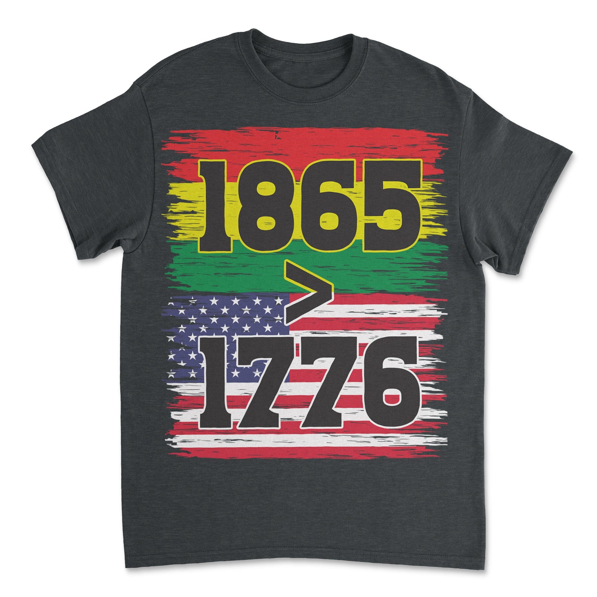 1865 > 1776 Juneteenth T-shirt Apparel Gearment Budget-friendly - Sturdy & Reliable Dark Heather S