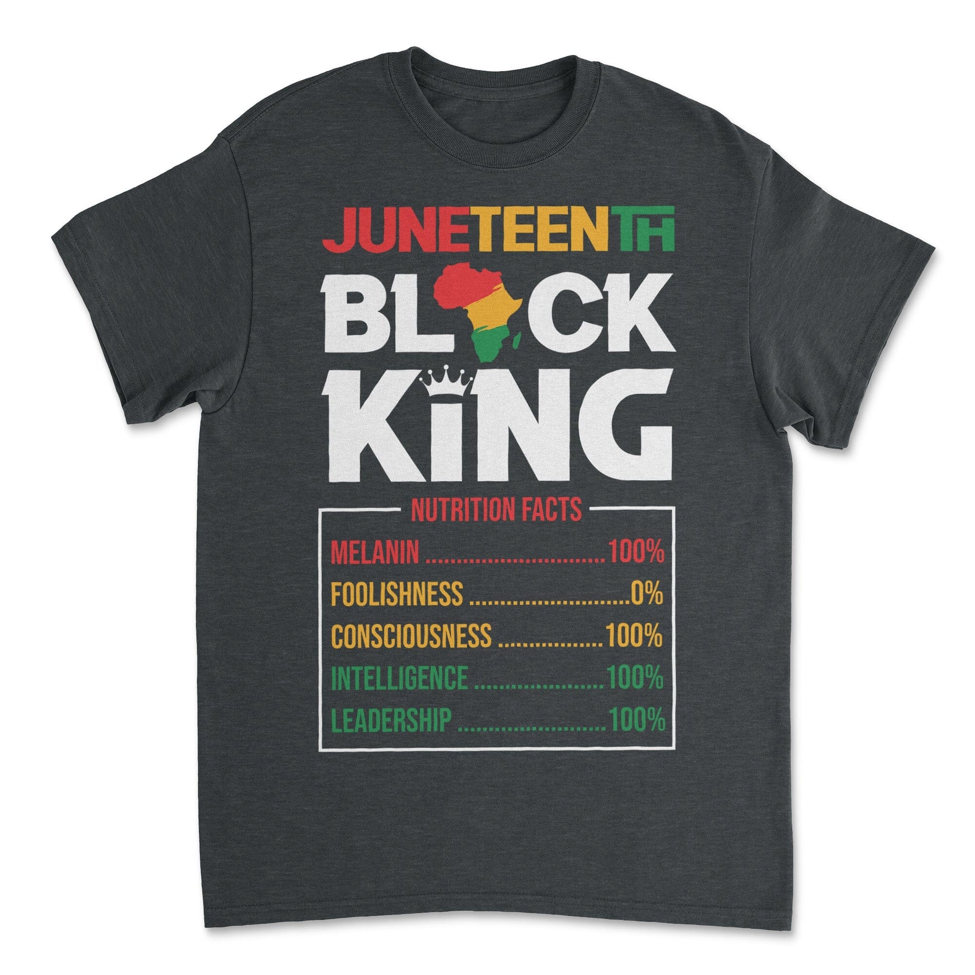 Juneteenth Black King T-shirt Apparel Gearment 