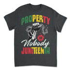 Property Of Nobody Juneteenth T-shirt Apparel Gearment 