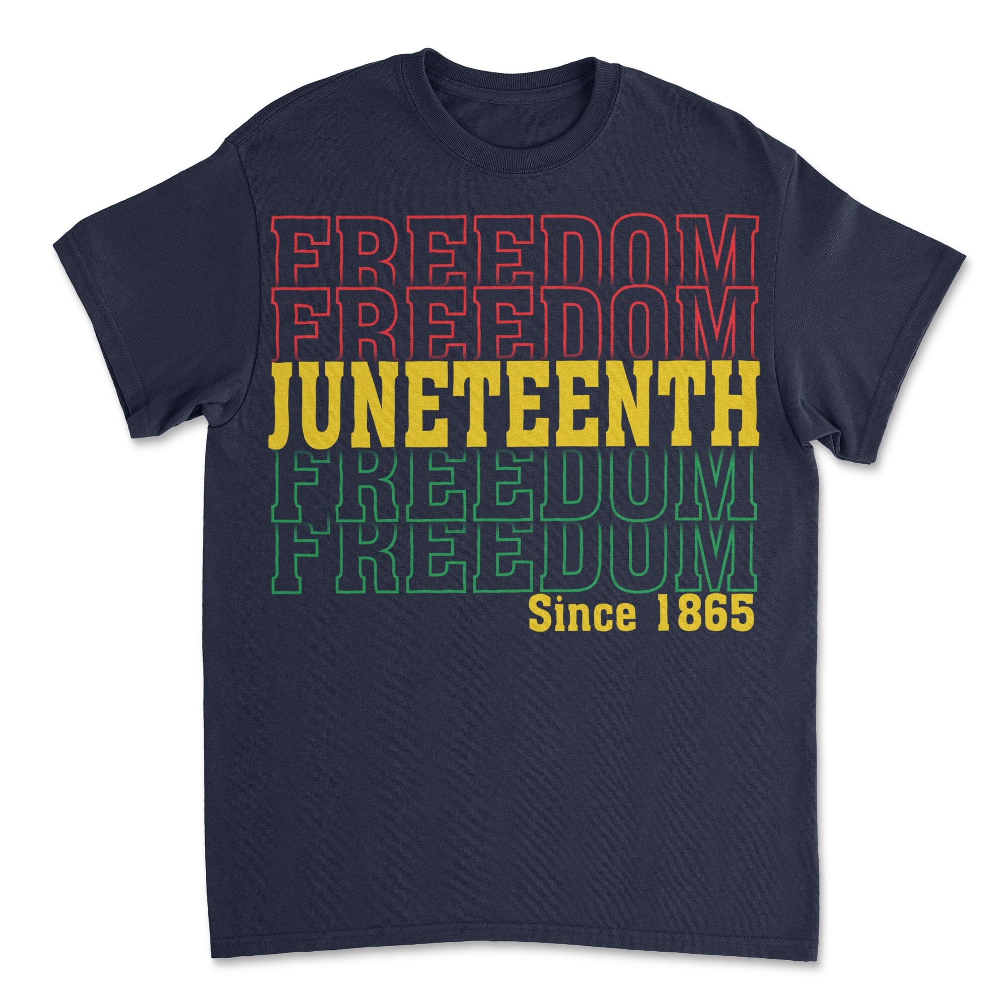 Juneteenth Freedom Since 1865 T-shirt Apparel Gearment Budget-friendly - Sturdy & Reliable Navy S