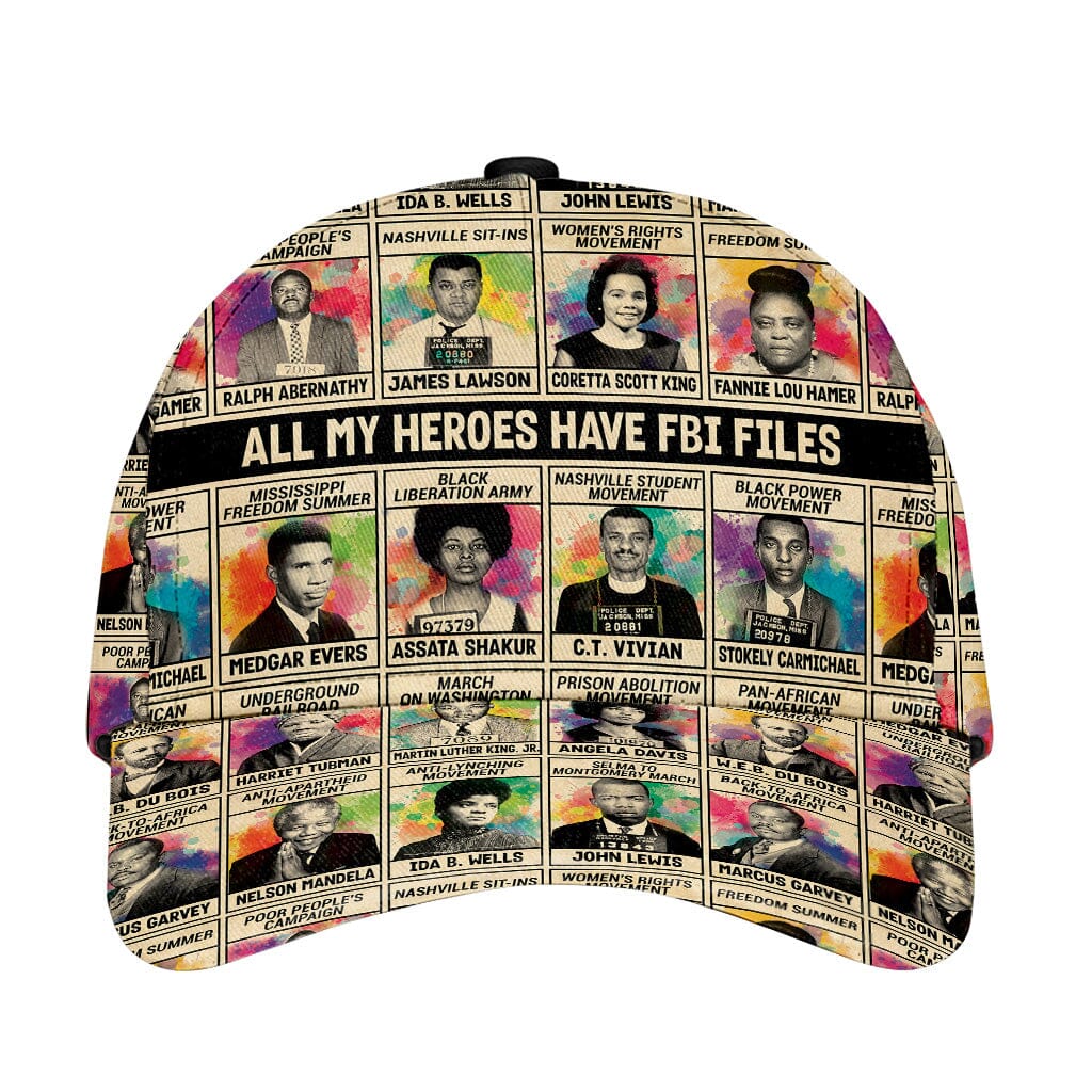 All My Heroes Have FBI Files Cap Classic Cap Tianci Classic Cap 