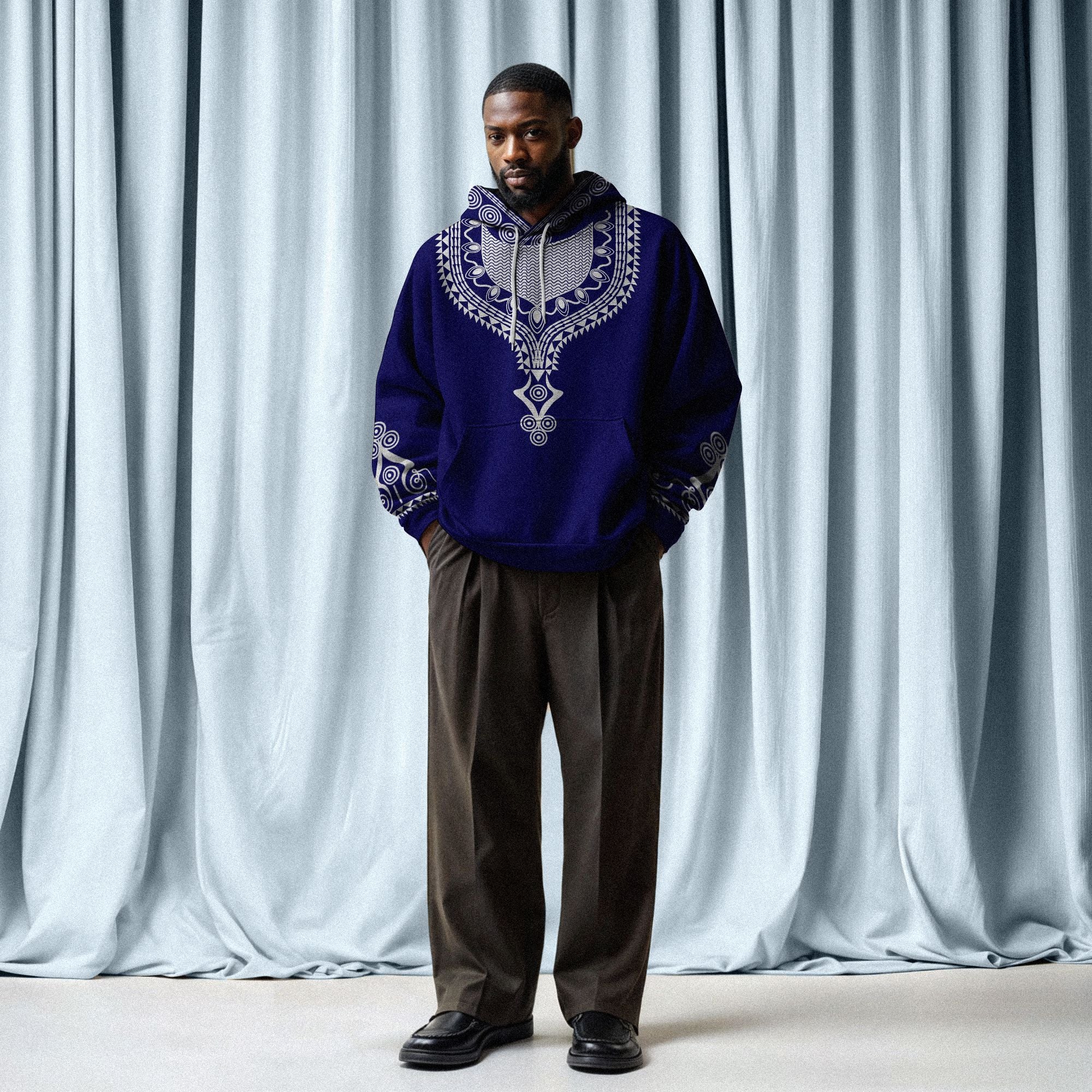 Printed Dashiki All-over Hoodie 10 Hoodie Tianci 