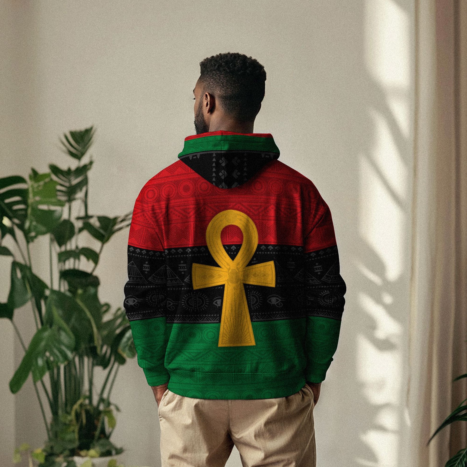 Pan African Ankh All-over Hoodie Hoodie Tianci 