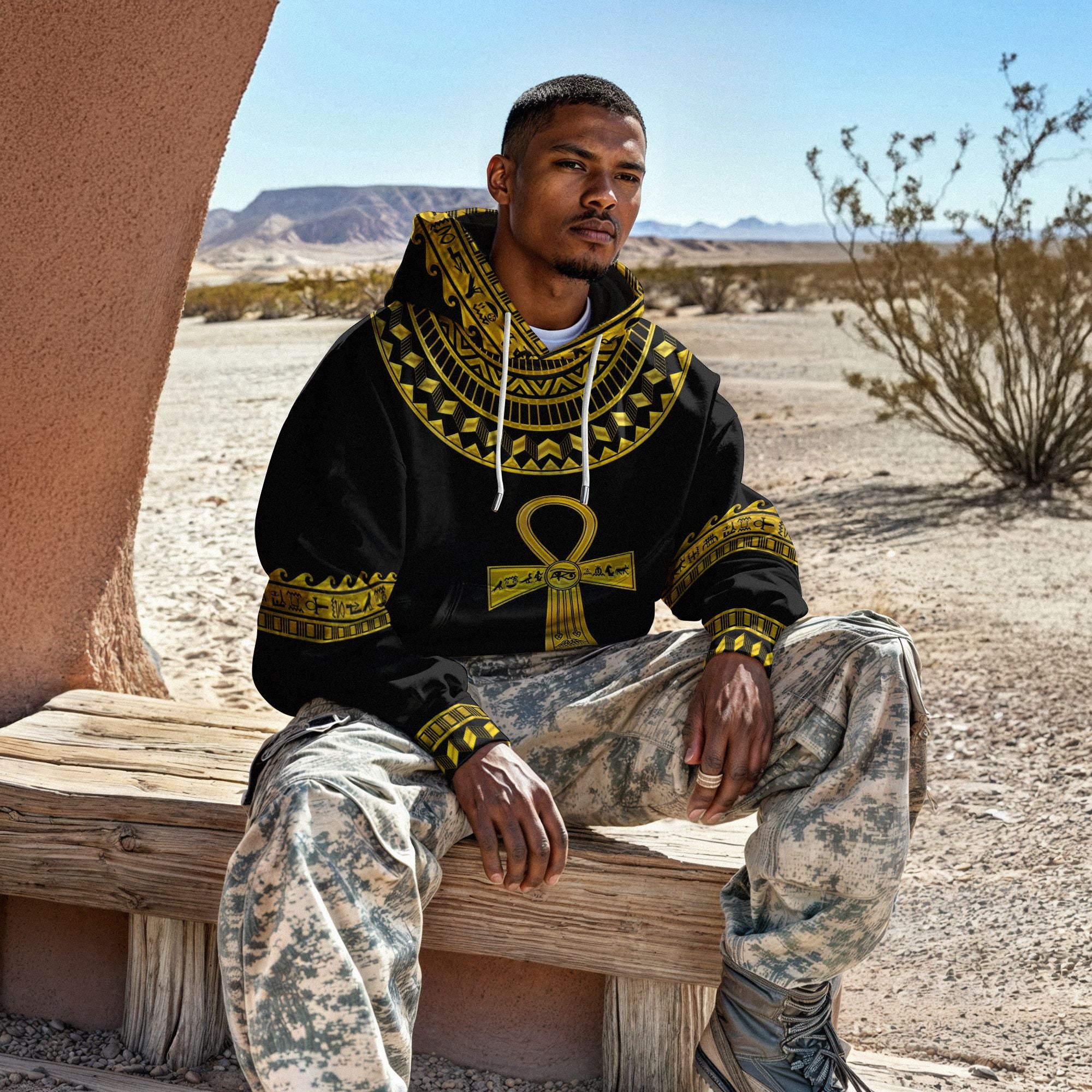 Ankh Egypt 1 All-over Hoodie Hoodie Tianci 