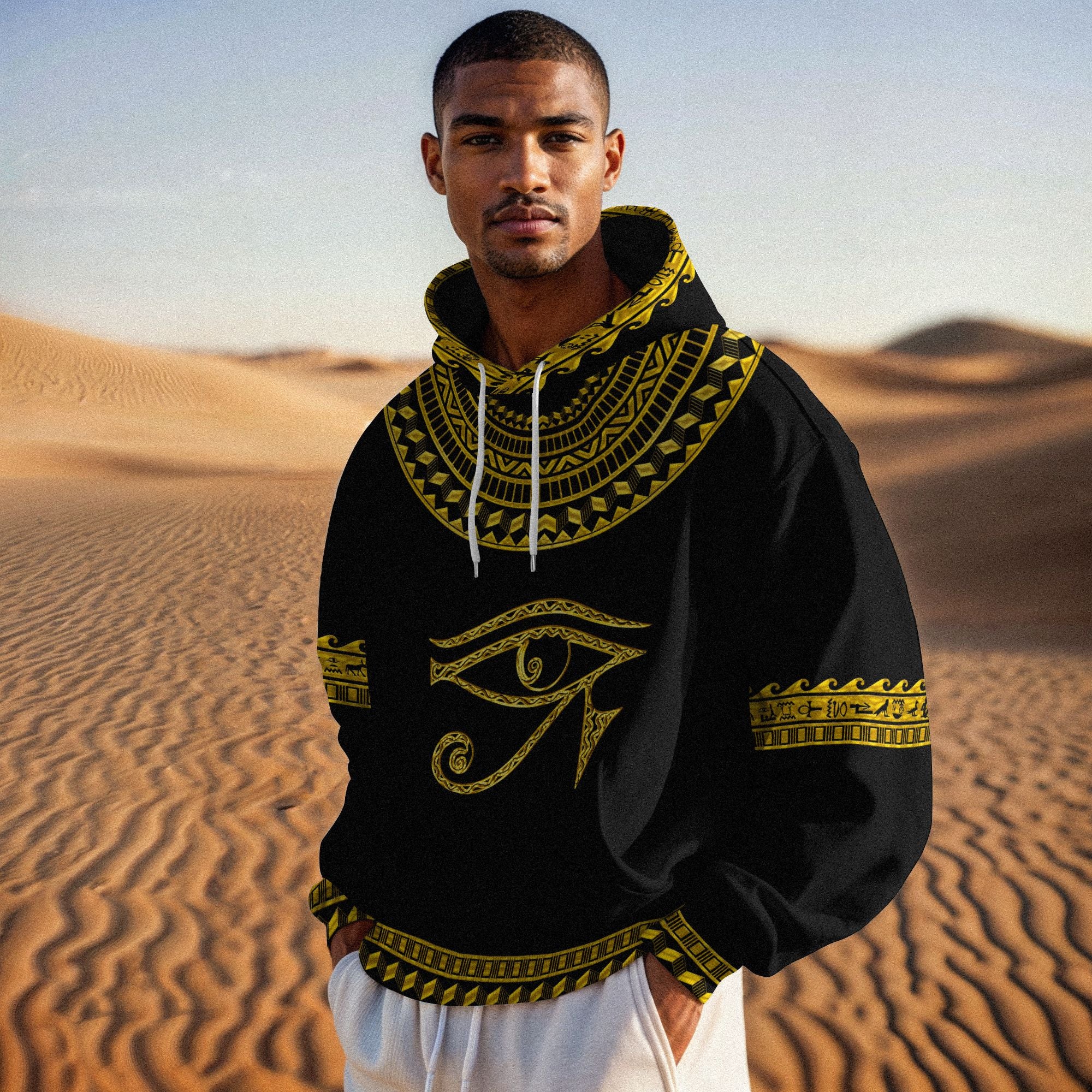 RA Egypt All-over Hoodie – Melaninful