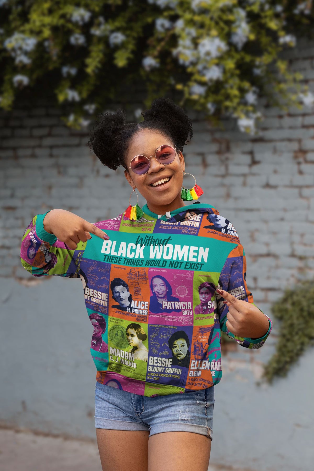 African Women Inventors All-over Hoodie Hoodie Tianci 