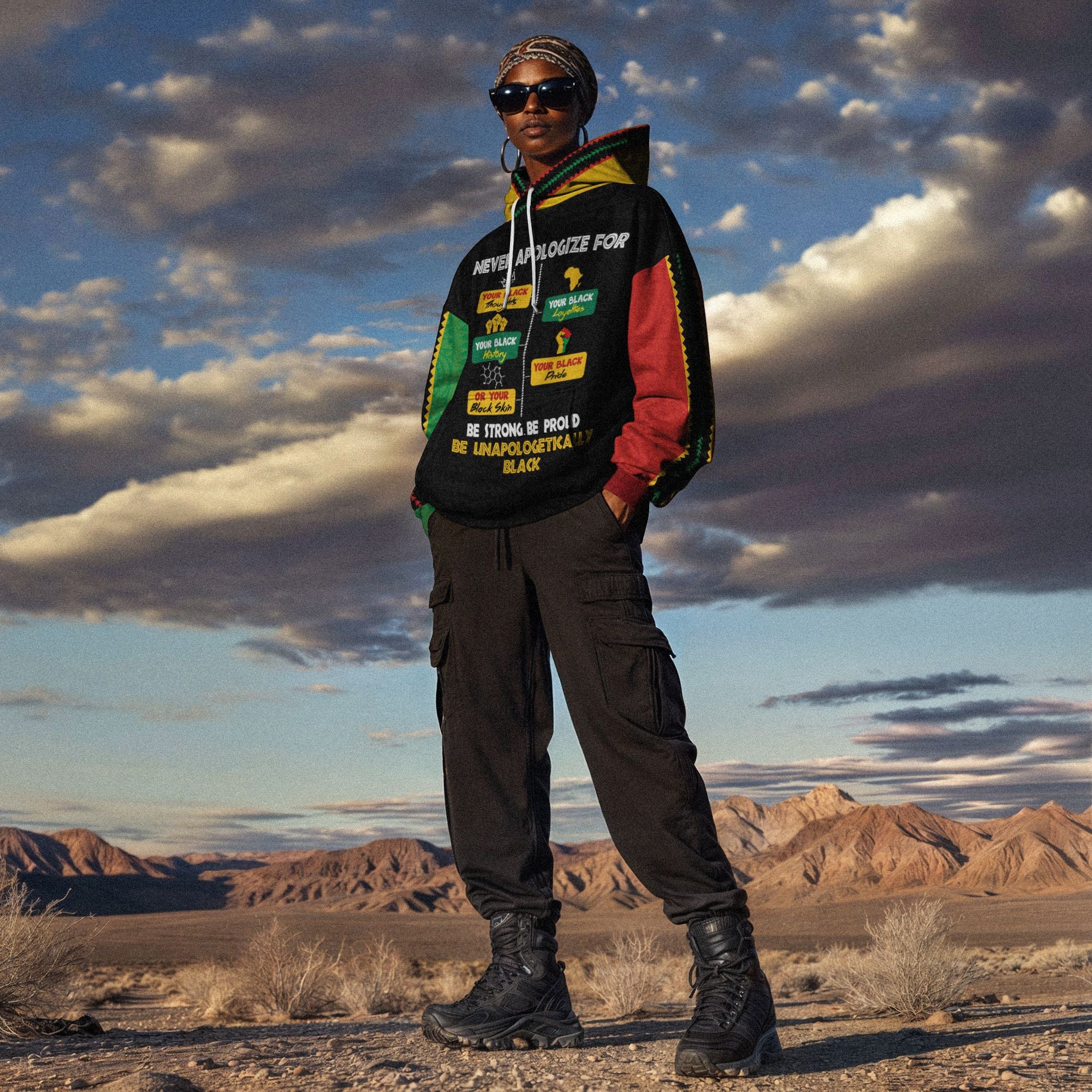 Never Apologize For Your Pride All-over Hoodie Hoodie Tianci 