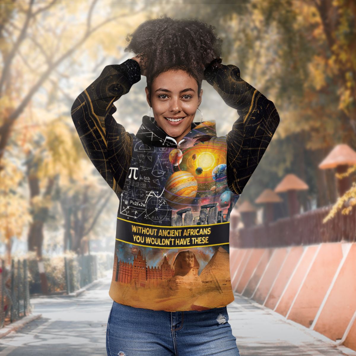 Ancient African Achievements All-over Hoodie Hoodie Tianci 